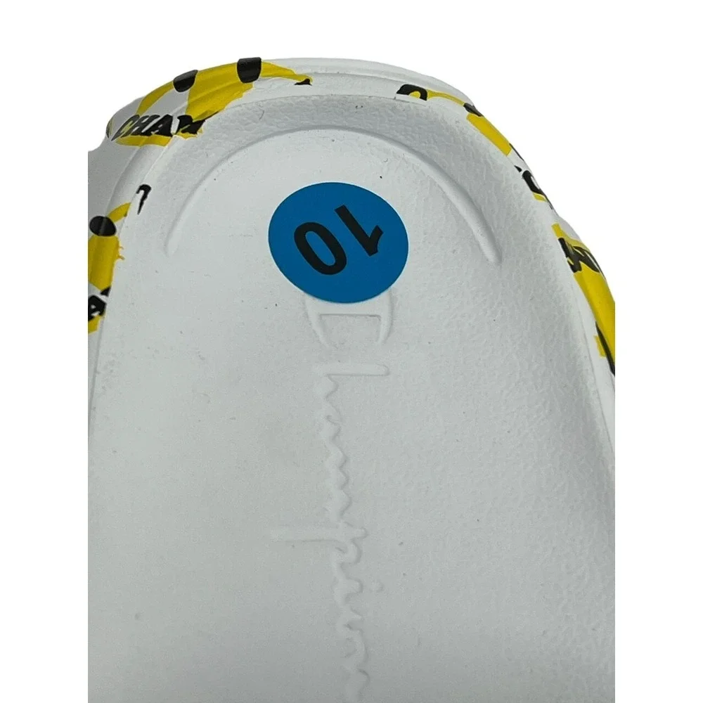 Champion Men's Meloso‎ Squish Smile Slides Size 10 Smiley Face Sandals New